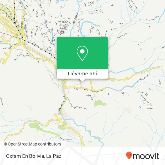 Mapa de Oxfam En Bolivia