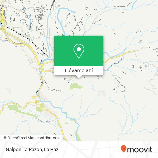 Mapa de Galpón La Razon