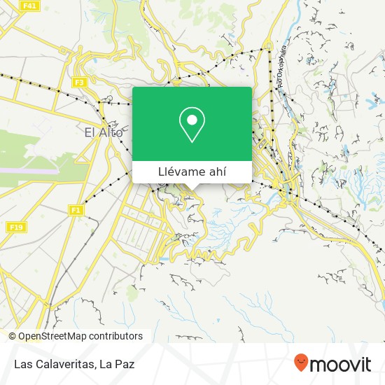 Mapa de Las Calaveritas