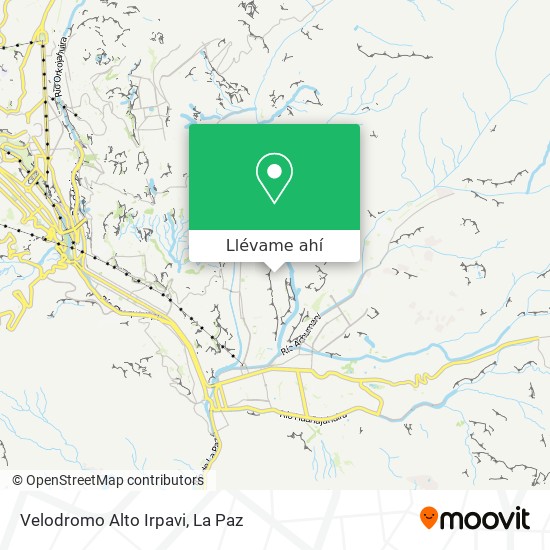 Mapa de Velodromo Alto Irpavi