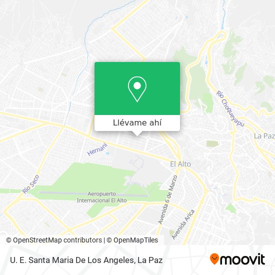 Mapa de U. E. Santa Maria De Los Angeles