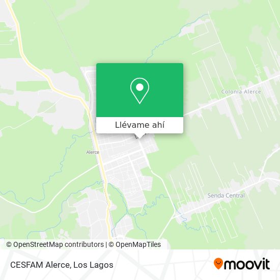 Mapa de CESFAM Alerce