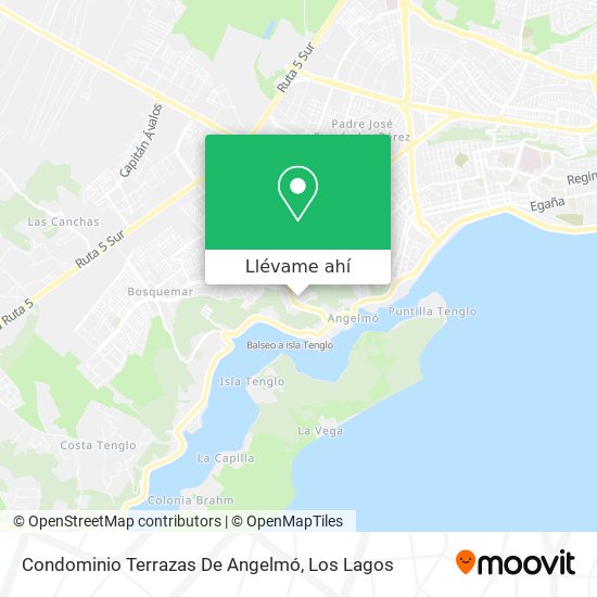 Mapa de Condominio Terrazas De Angelmó