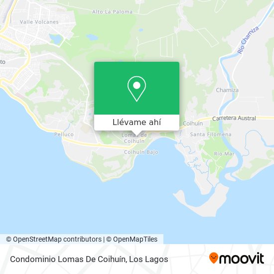 Mapa de Condominio Lomas De Coihuín