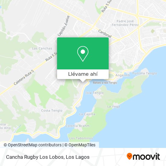 Cómo llegar a Cancha Rugby Los Lobos en Puerto Montt en Autobús?