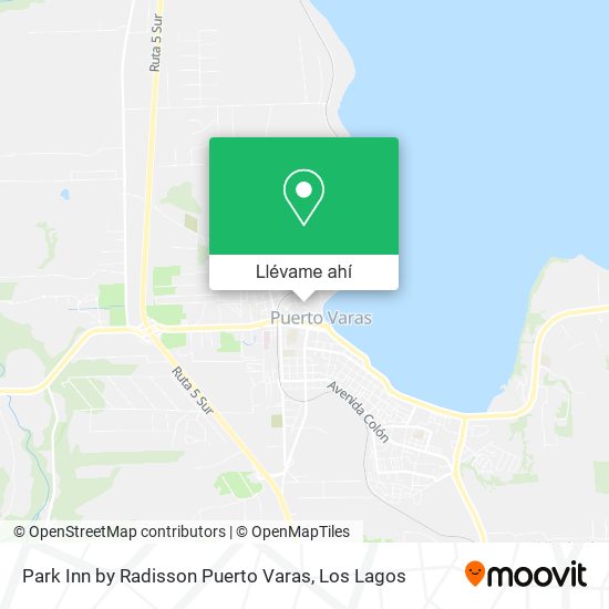 Mapa de Park Inn by Radisson Puerto Varas