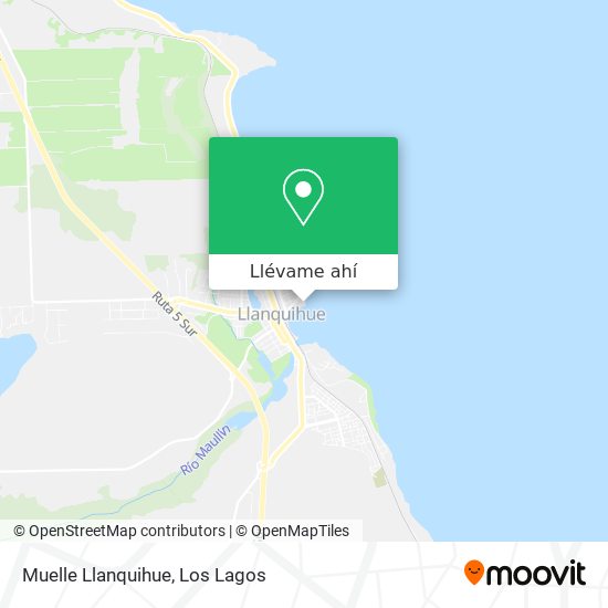 Mapa de Muelle Llanquihue