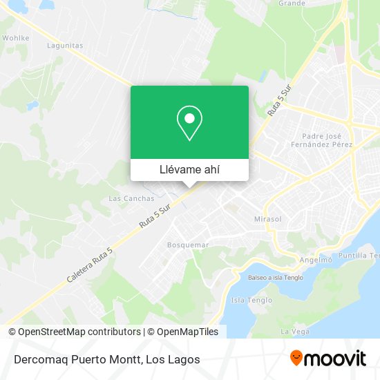 Mapa de Dercomaq Puerto Montt