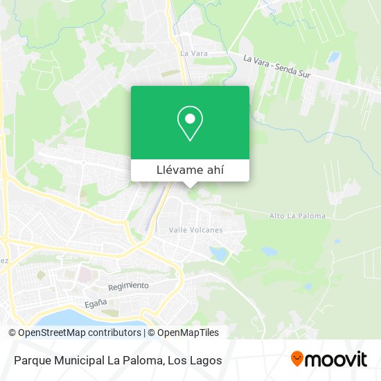 Mapa de Parque Municipal La Paloma