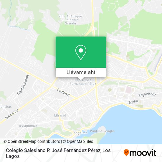 Mapa de Colegio Salesiano P. José Fernández Pérez