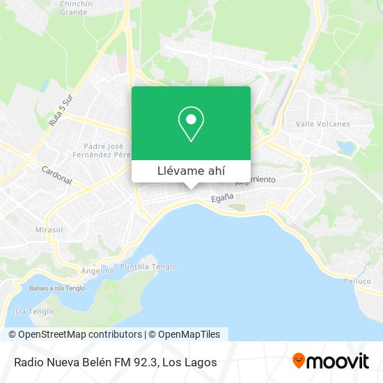 Tropical Fatal lona Cómo llegar a Radio Nueva Belén FM 92.3 en Puerto Montt en Autobús?