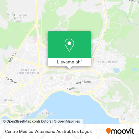 Mapa de Centro Medico Veterinario Austral