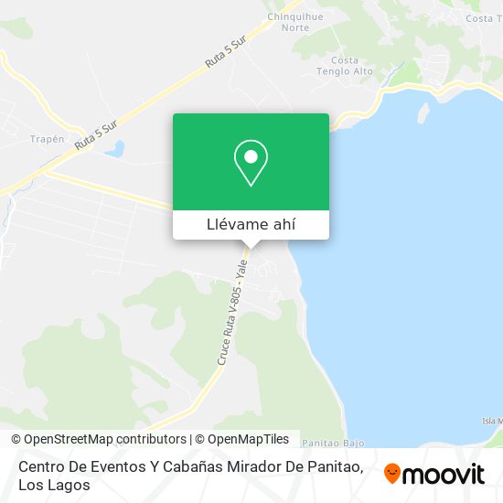 Mapa de Centro De Eventos Y Cabañas Mirador De Panitao