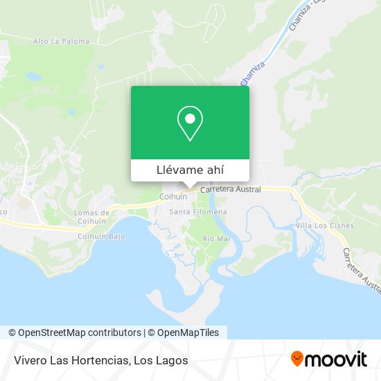 Mapa de Vivero Las Hortencias