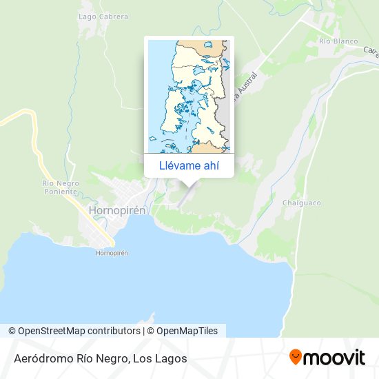 Mapa de Aeródromo Río Negro