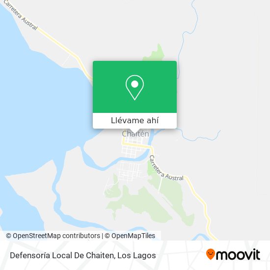 Mapa de Defensoría Local De Chaiten