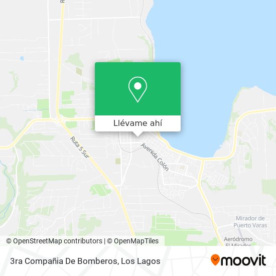 Mapa de 3ra Compañia De Bomberos