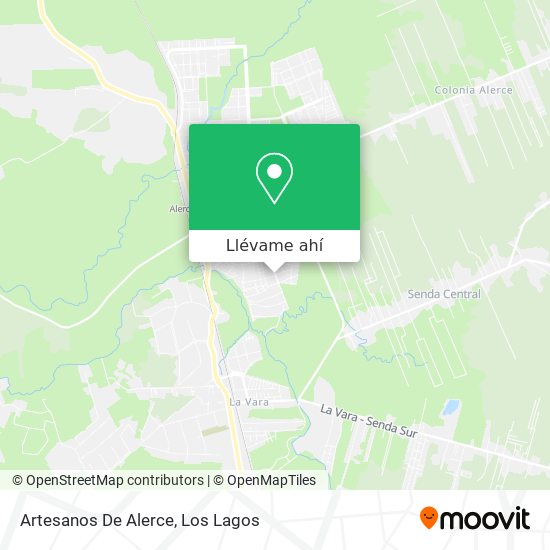 Mapa de Artesanos De Alerce