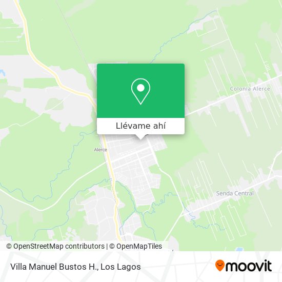 Mapa de Villa Manuel Bustos H.