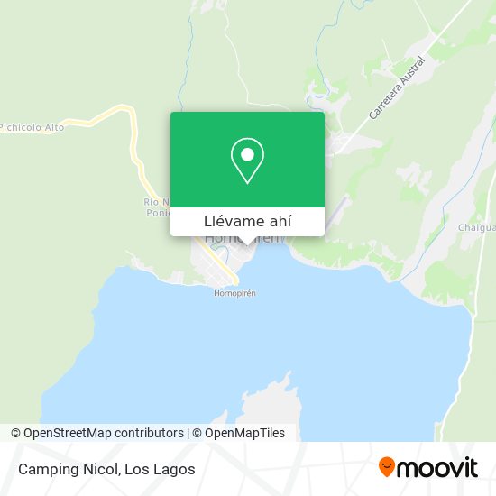 Mapa de Camping Nicol