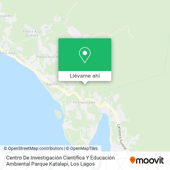 Mapa de Centro De Investigación Científica Y Educación Ambiental Parque Katalapi