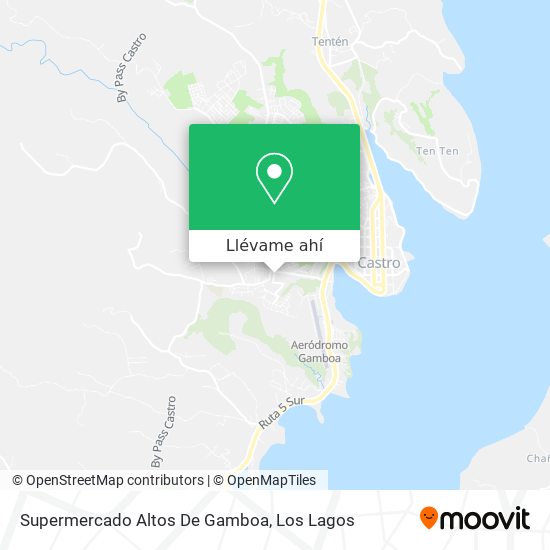 Mapa de Supermercado Altos De Gamboa