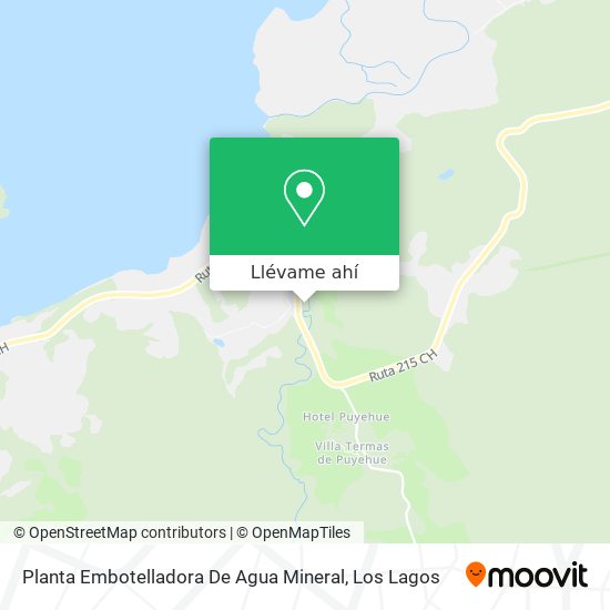 Mapa de Planta Embotelladora De Agua Mineral