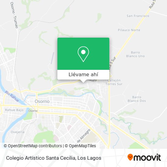 Mapa de Colegio Artístico Santa Cecilia