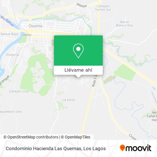 Mapa de Condominio Hacienda Las Quemas