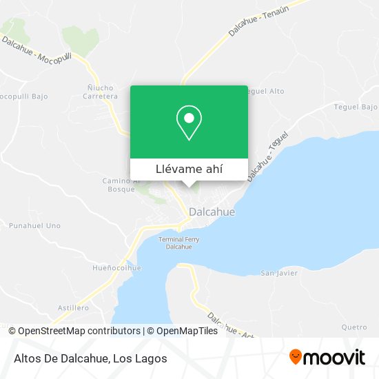 Mapa de Altos De Dalcahue