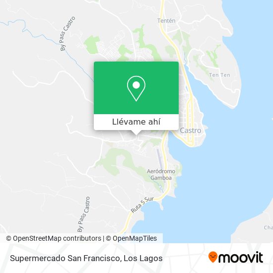 Mapa de Supermercado San Francisco