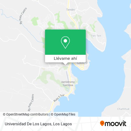 Mapa de Universidad De Los Lagos