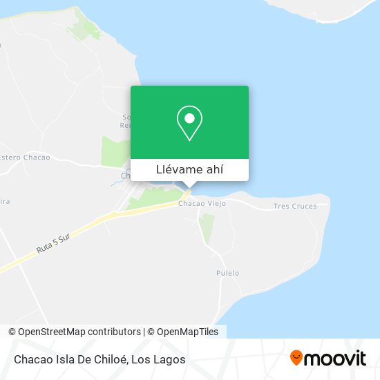 Mapa de Chacao Isla De Chiloé