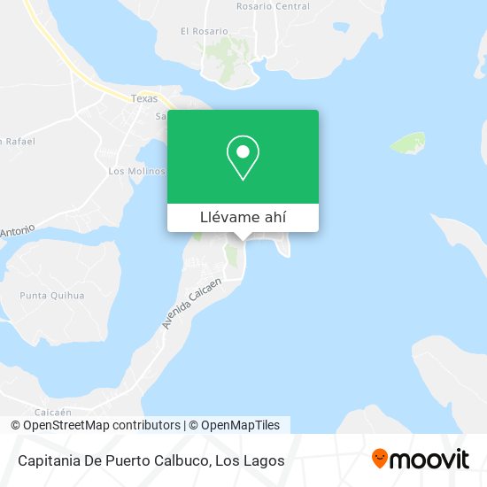 Mapa de Capitania De Puerto Calbuco