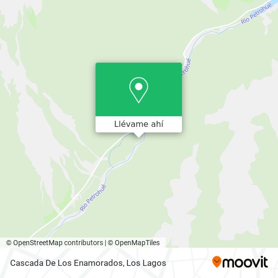 Mapa de Cascada De Los Enamorados