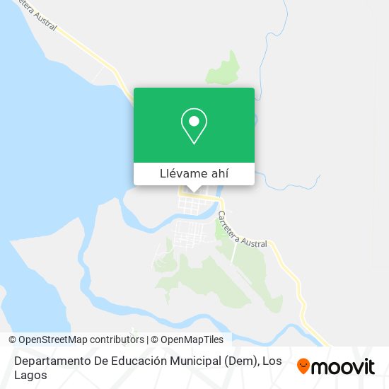 Mapa de Departamento De Educación Municipal (Dem)