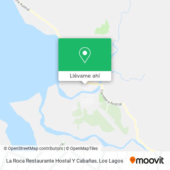 Mapa de La Roca Restaurante Hostal Y Cabañas