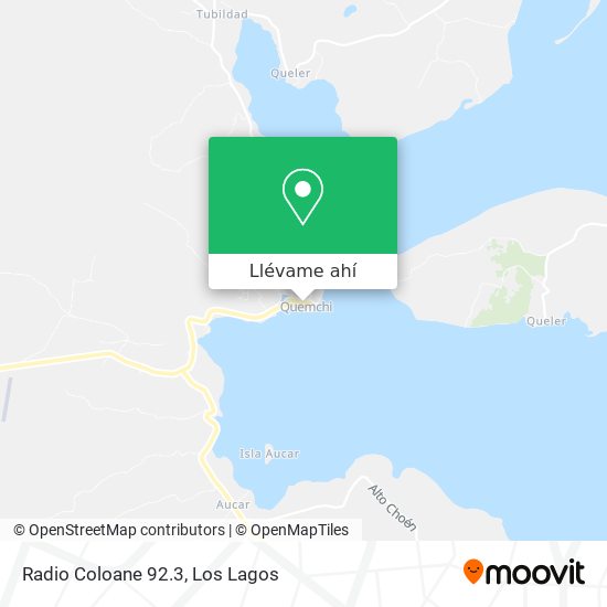 Mapa de Radio Coloane 92.3