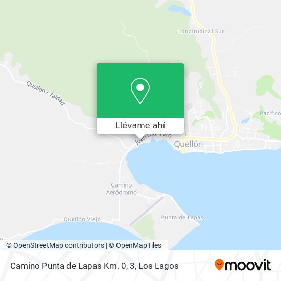 Mapa de Camino Punta de Lapas Km. 0, 3