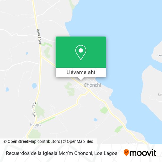 Mapa de Recuerdos de la Iglesia McYm Chonchi