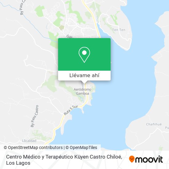 Mapa de Centro Médico y Terapéutico Küyen Castro Chiloé