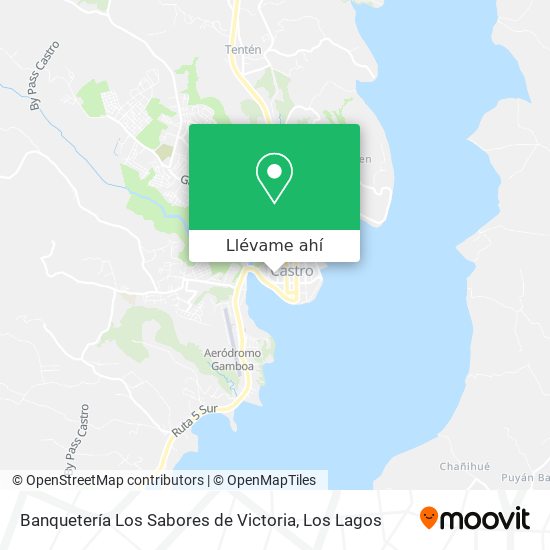 Mapa de Banquetería Los Sabores de Victoria