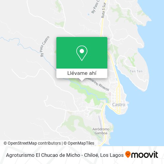 Mapa de Agroturismo El Chucao de Micho - Chiloé