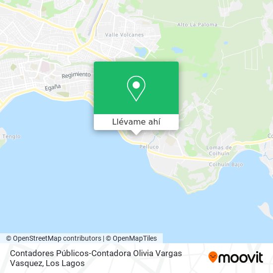 Mapa de Contadores Públicos-Contadora Olivia Vargas Vasquez