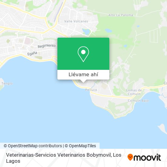 Mapa de Veterinarias-Servicios Veterinarios Bobymovil