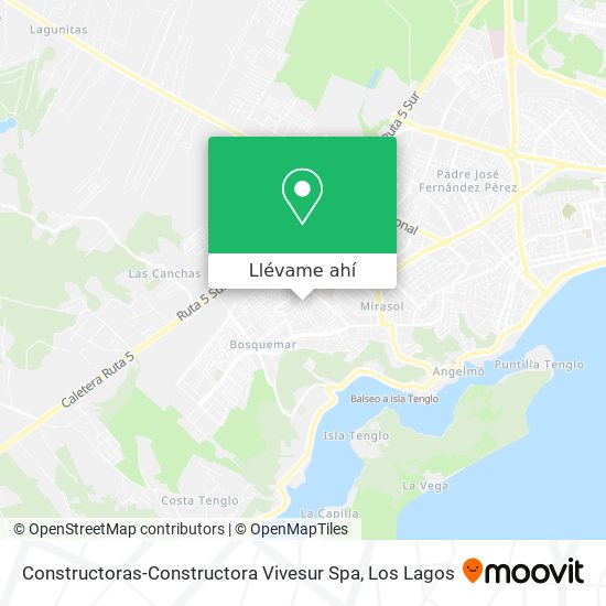 Mapa de Constructoras-Constructora Vivesur Spa