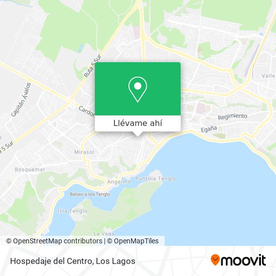 Mapa de Hospedaje del Centro