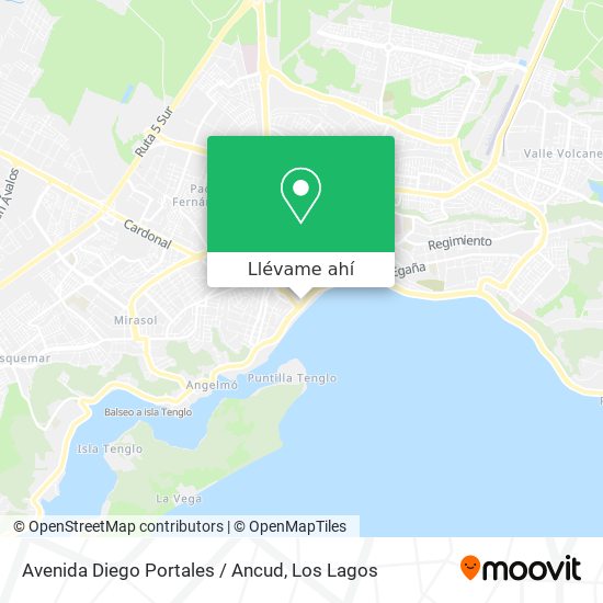 Mapa de Avenida Diego Portales / Ancud
