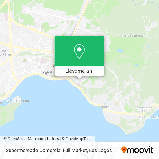 Mapa de Supermercado Comercial Full Market