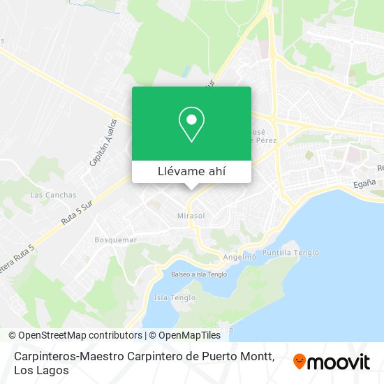 Mapa de Carpinteros-Maestro Carpintero de Puerto Montt